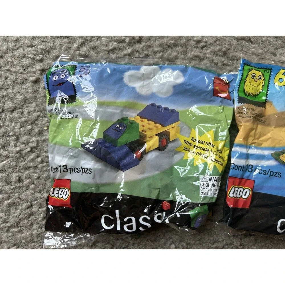 NEW Sealed McDonalds LEGO CLASSIC #5 Grimace & #6 Fry Guy